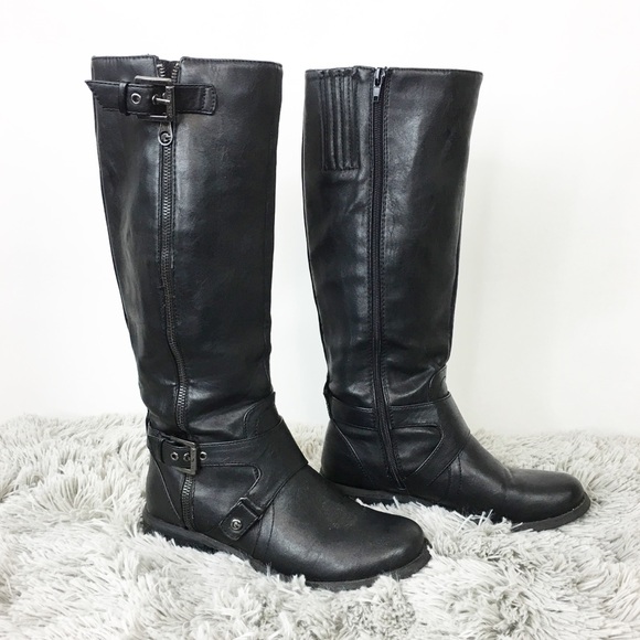 G by Guess Shoes - G By Guess | Black Tall Riding Boots